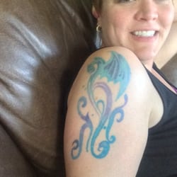Black Dragon Tattoo - Old tattoo