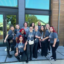 American Institute of Beauty - Group of future professionals who styled models for a local fashion show.