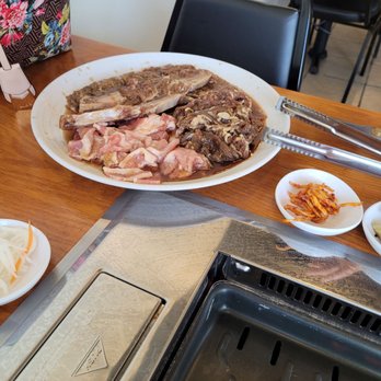 Korean Bbq N Chicken - The meat, Combo #1 - Korean Near Me - Westfield, Indiana Korean Bbq N Chicken - The meat, Combo #1 - Korean Near Me - Westfield, Indiana