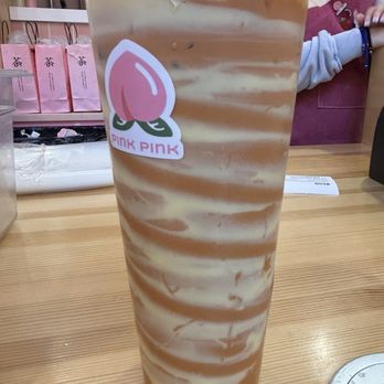 Pink Pink Tea Shoppe - Thai Tornado - Bubble Tea Near Me - San Mateo, California
