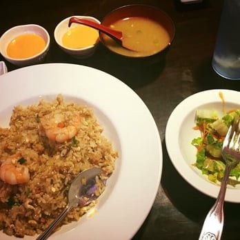 Sushi Park - Shrimp friend rice, miso soup and salad - Sushi Bars Near Me - El Centro, California Sushi Park - Shrimp friend rice, miso soup and salad - Sushi Bars Near Me - El Centro, California