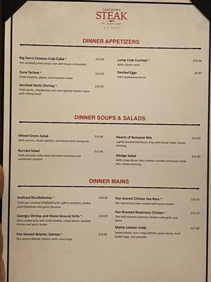 Menu photo 5 LowCountry Steak Atlanta, GA Menu photo 5 LowCountry Steak Atlanta, GA