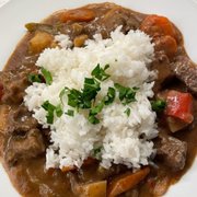 Photo of Berkeley Perk Cafe - Boston, MA, United States. Homemade Beef stew