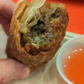 Nice Day Chinese - Cheeseburger egg roll - Dim Sum Near Me - Plainview, New York Nice Day Chinese - Cheeseburger egg roll - Dim Sum Near Me - Plainview, New York