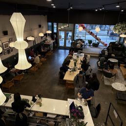 Grean - Looking down from the upstairs - interior - Cafes Near Me - Seattle, Washington