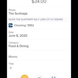 the transaction details on the app the transaction details on the app