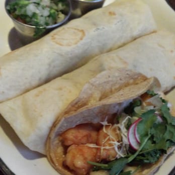 Superica Avalon - Tacos de camarones: spicy shrimp, smoked jalapeno, Monterey jack, cilantro, and cabbage - Tex-Mex Near Me - Alpharetta, Georgia Superica Avalon - Tacos de camarones: spicy shrimp, smoked jalapeno, Monterey jack, cilantro, and cabbage - Tex-Mex Near Me - Alpharetta, Georgia