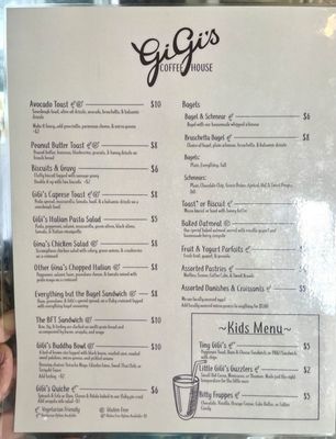 Menu photo 6 Gigis Coffee House Evanston, WY