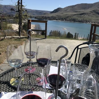 Vin du Lac Winery & Bistro - View +delish wine=smiles - New American Near Me - Chelan, Washington