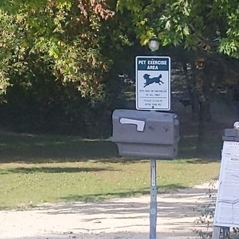 Muttland Meadows - The volunteers try to think of everything -- including donated bag stands throughout the park! - Dog Parks Near Me - Grafton, Wisconsin
