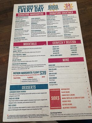 Menu photo 1 Mad Beach Cantina Madeira Beach, FL