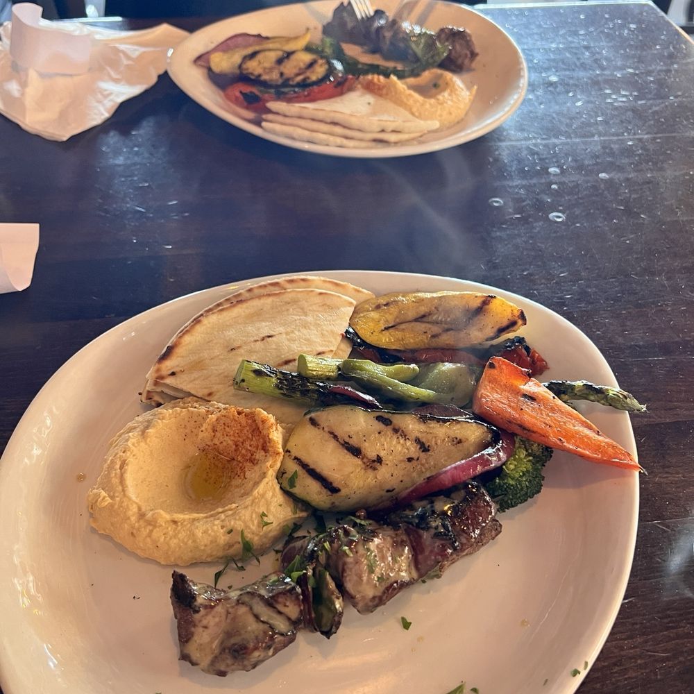 Olive Pit Grill - Lamb Lamb Gyro Entree - Mediterranean Near Me - Huntington Beach, California