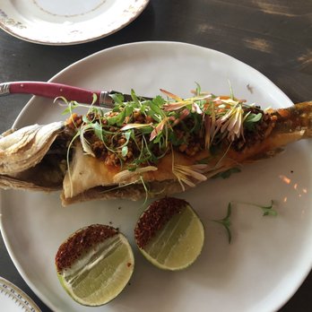 Jacqueline - Good sea bass, pricy but tasty - Cocktail Bars Near Me - Portland, Oregon