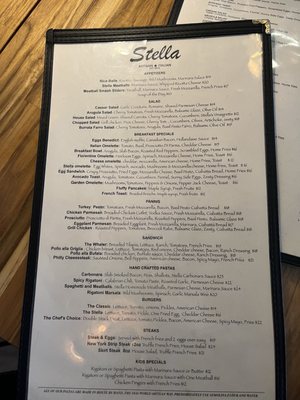 Menu photo 1 Stella Artisan Italian Ridgewood, NJ