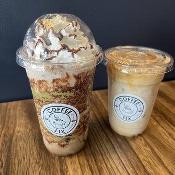 Coffee Fix - Dubai me up iced specialty drink and Iced flavored latte - Coffee & Tea Near Me - Wethersfield, Connecticut