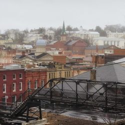 Frederick House - Photo from above the railway station