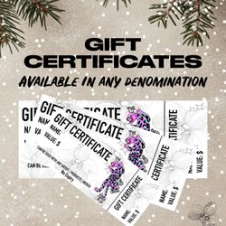 The Inked Orchid Tattoo - GIFT CERTIFICATES AVAILABLE ALL YEAR ROUND