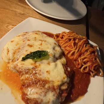 BOA Steakhouse - Chicken Parmesan with pasta (get their meat sauce, they brought out the wrong one in pic) - Steakhouses Near Me - Las Vegas, Nevada