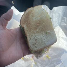 Half club sandwich