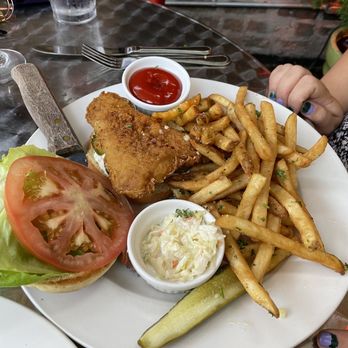 Drew's on Halsted - Fried Cod Fish Sandwich - American Near Me - Chicago, Illinois Drew's on Halsted - Fried Cod Fish Sandwich - American Near Me - Chicago, Illinois