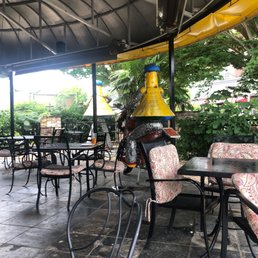 Outside dining area.