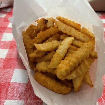 Bob's Good Burger - Good amount of crinkle cut fries - Burgers Near Me - Clovis, California