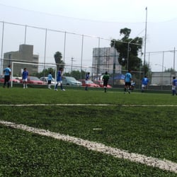 Centro de Soccer Siete Azteca - Vista a nivel de cancha