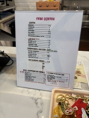 Menu photo 4 Febe Coffee Diamond Bar, CA