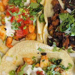 Shrimp & Asada Tacos