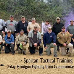 2-day Handgun Fighting from Compromised Positions Course at The Site training facility in Mount Carroll, Illinois - Class # 22 - 682.