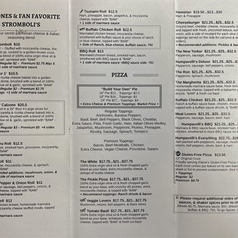Humpavelli's Pizza - Menu - back - Pizza Near Me - Titusville, Florida Humpavelli's Pizza - Menu - back - Pizza Near Me - Titusville, Florida