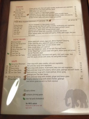 Menu photo 3 White Elephant Zürich, ZH