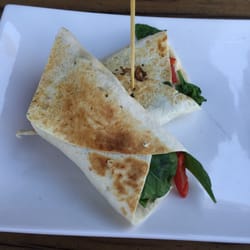 The pumpkin wrap add salmon - fresh & delish!