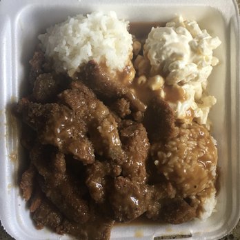 Loco Moco - Regular Pork Cutlet Plate - Barbeque Near Me - Kapolei, Hawaii Loco Moco - Regular Pork Cutlet Plate - Barbeque Near Me - Kapolei, Hawaii