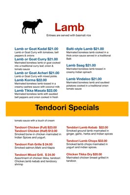 Menu photo 6 Shalimar BBQ & Grill Williamsville, NY Menu photo 6 Shalimar BBQ & Grill Williamsville, NY