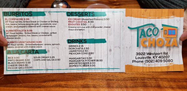 Menu photo 3 Taco Choza Louisville, KY Menu photo 3 Taco Choza Louisville, KY