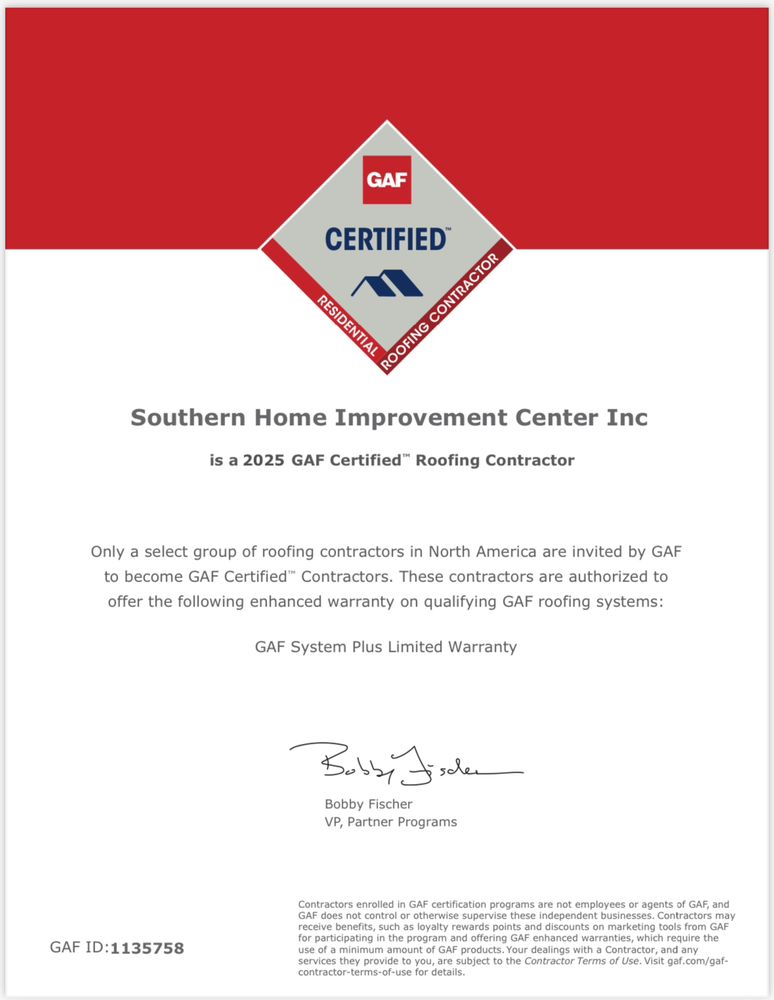 Slide of Southern Home Improvement Center