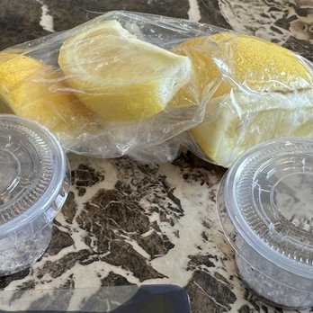 Wing Bros Antioch - Lemons and salt n pepper also also served with the boil. - Chicken Wings Near Me - Antioch, California