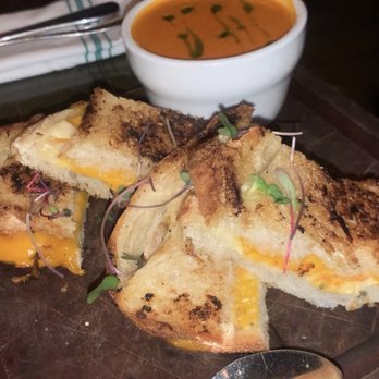 The Bedford - Fire Roasted Tomato Soup & Grilled Cheese Wedges - New American Near Me - Brooklyn, New York The Bedford - Fire Roasted Tomato Soup & Grilled Cheese Wedges - New American Near Me - Brooklyn, New York
