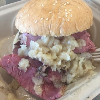 Pavilion Cafe - Wok Station for hot pastrami sandwich - Cafes Near Me - Sacramento, California