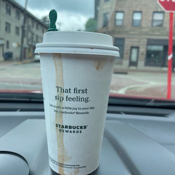 Starbucks - a cup of coffee on a car dashboard - Coffee & Tea Near Me - Pittsburgh, Pennsylvania Starbucks - a cup of coffee on a car dashboard - Coffee & Tea Near Me - Pittsburgh, Pennsylvania