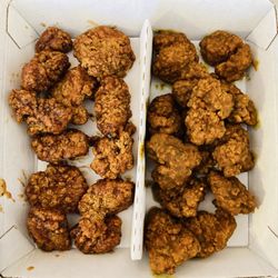 Buffalo Wild Wings - Brown Sugar Heat and Thai Curry Boneless Wings