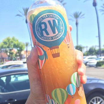 Roasting Water - Peachy - Bubble Tea Near Me - Long Beach, California