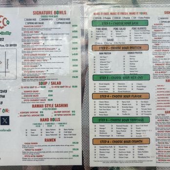 PokeCo - Menu - Hawaiian Near Me - Littleton, Colorado PokeCo - Menu - Hawaiian Near Me - Littleton, Colorado