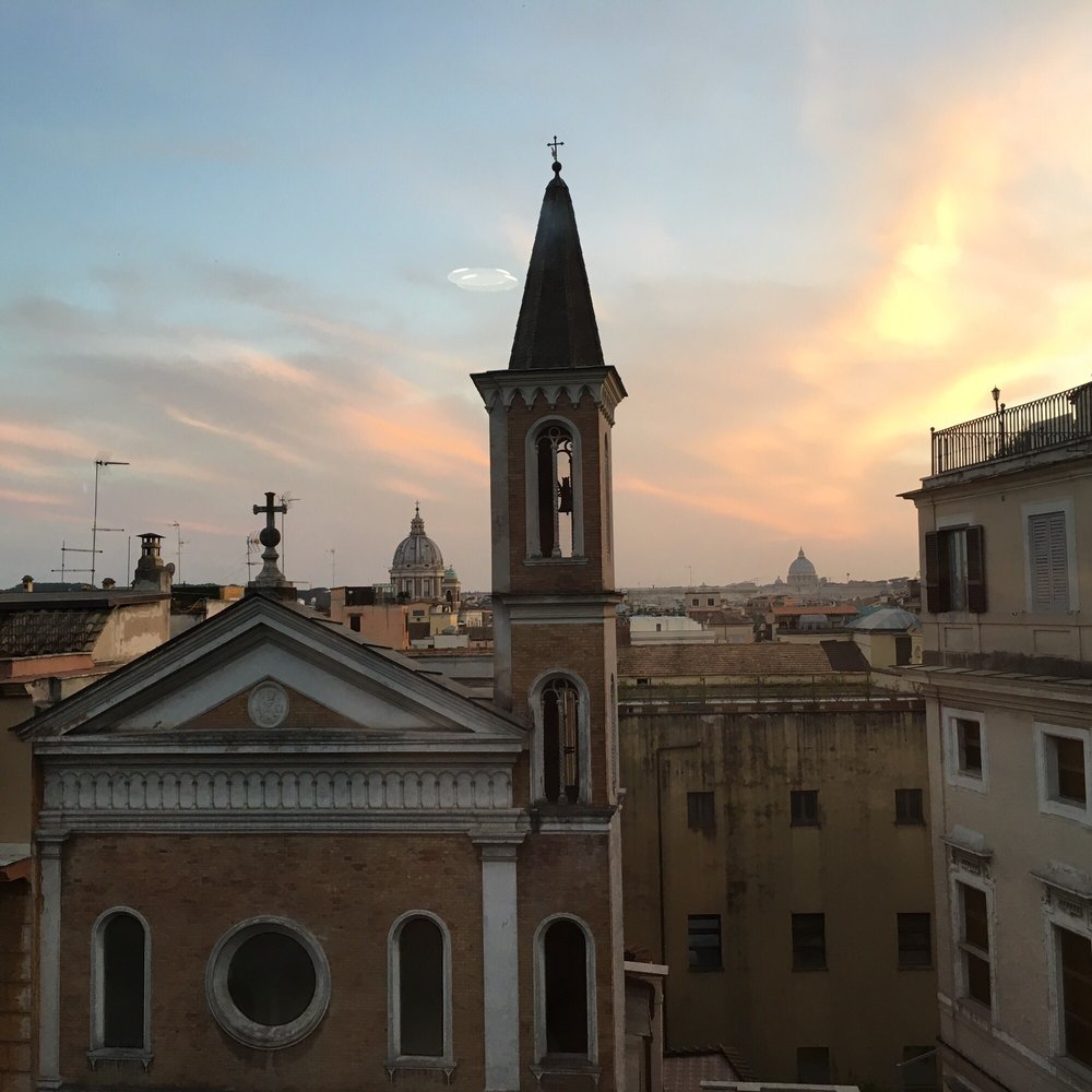 Caffè Ciampini - The sky above pink cloud glow, breathtaking - Cafes Near Me - Rome, RM Caffè Ciampini - The sky above pink cloud glow, breathtaking - Cafes Near Me - Rome, RM