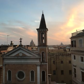 Caffè Ciampini - The sky above pink cloud glow, breathtaking - Cafes Near Me - Rome, RM