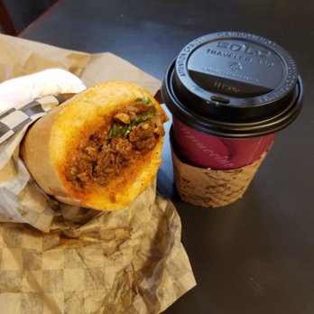 Habesha Cafe - Spicy tibs sandwich and latte - Ethiopian Near Me - Seattle, Washington Habesha Cafe - Spicy tibs sandwich and latte - Ethiopian Near Me - Seattle, Washington