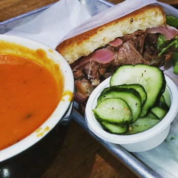 Joan's on Third - Short rib with soup - Breakfast & Brunch Near Me - Los Angeles, California