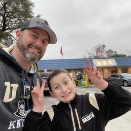 Exterior outside entrance of Coastal County Brewing - Me and my boy. - Pensacola, Florida Exterior outside entrance of Coastal County Brewing - Me and my boy. - Pensacola, Florida