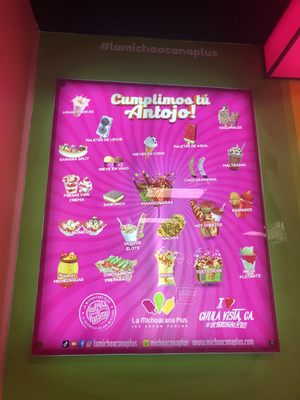 Menu photo 3 La Michoacana Plus Chula Vista, CA